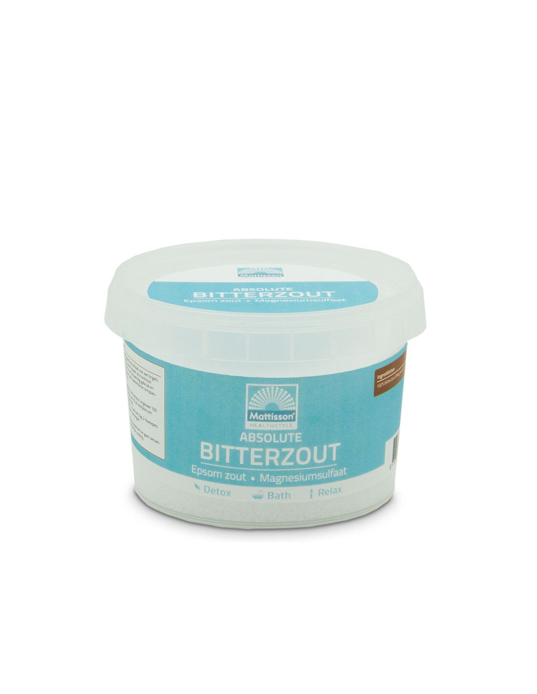 Epsomská soľ (síran horečnatý), 275 g <tc>Mattisson Healthstyle</tc>