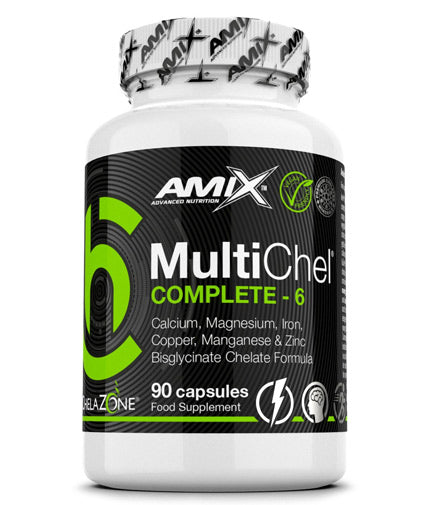 Chelazone® Multichel® Kompletný 6 bisglycinátových chelátov / 90 Vcaps