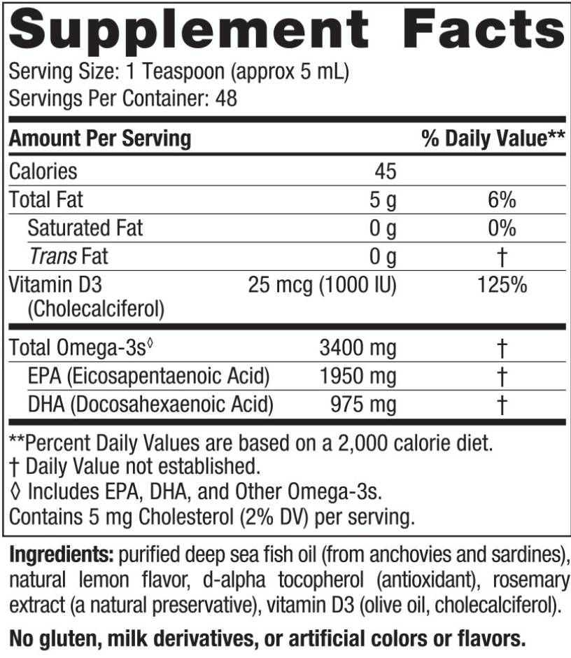 Ultimate Omega Xtra | S vitamínom D3 - 237 ml