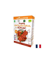Bezlepkový výživový fusilli-3 minúta doby varenia (z konjac múky a koralovej šošovky), 200 g