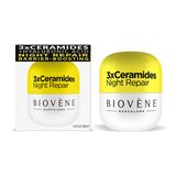 3x nočný krém s ceramidmi na regeneráciu a hlbokú hydratáciu - 50 ml