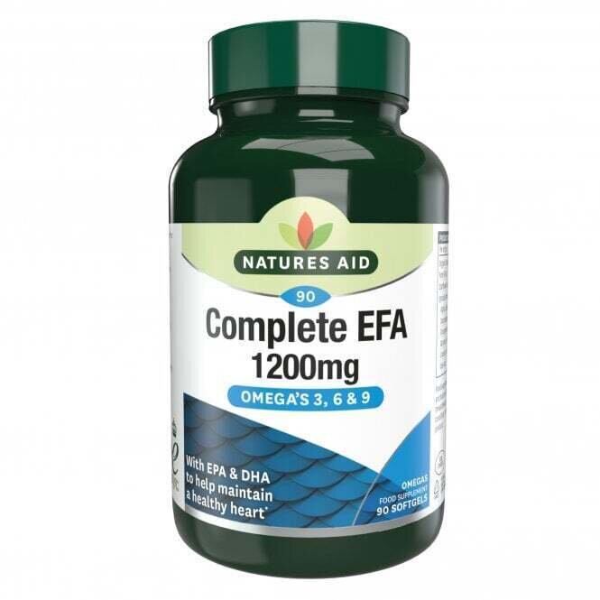 Omega 3-6-9 (Kompletný EFA Omega 3, 6 + 9) 1200 mg 90 Softgels Naturesaid