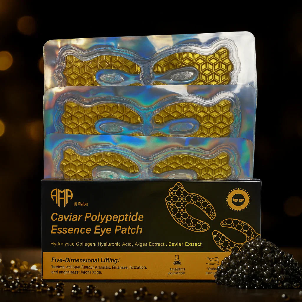 Platca kaviár polypeptid Essence Eye Eye - Intenzívny kolagén a hydratačná starostlivosť (3 ks)