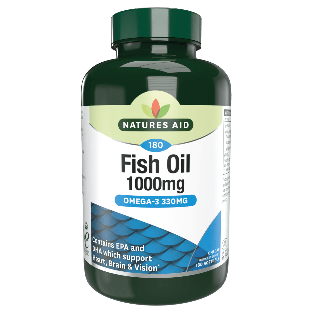 Omega 3 rybí olej (Omega 3 rybí olej) 1 000 mg 180 mäkkých kapsúl Naturesaid