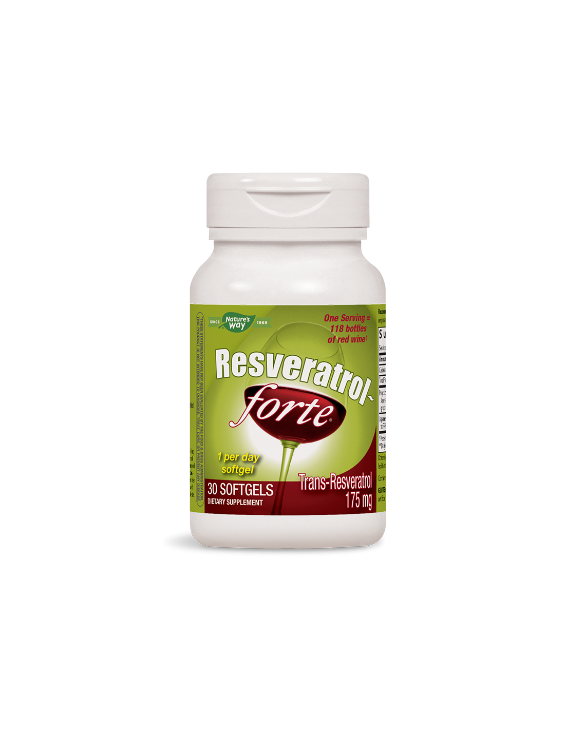 Resveratrol -Forte - pre srdcové a krvné cievy - antioxidant, 30 kapsúl softgel