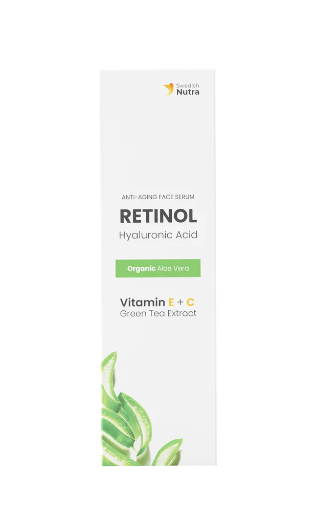Sérum na tvár s retinolom, hyalurónom a kolagénom 30 ml <tc>Swedish Nutra</tc>