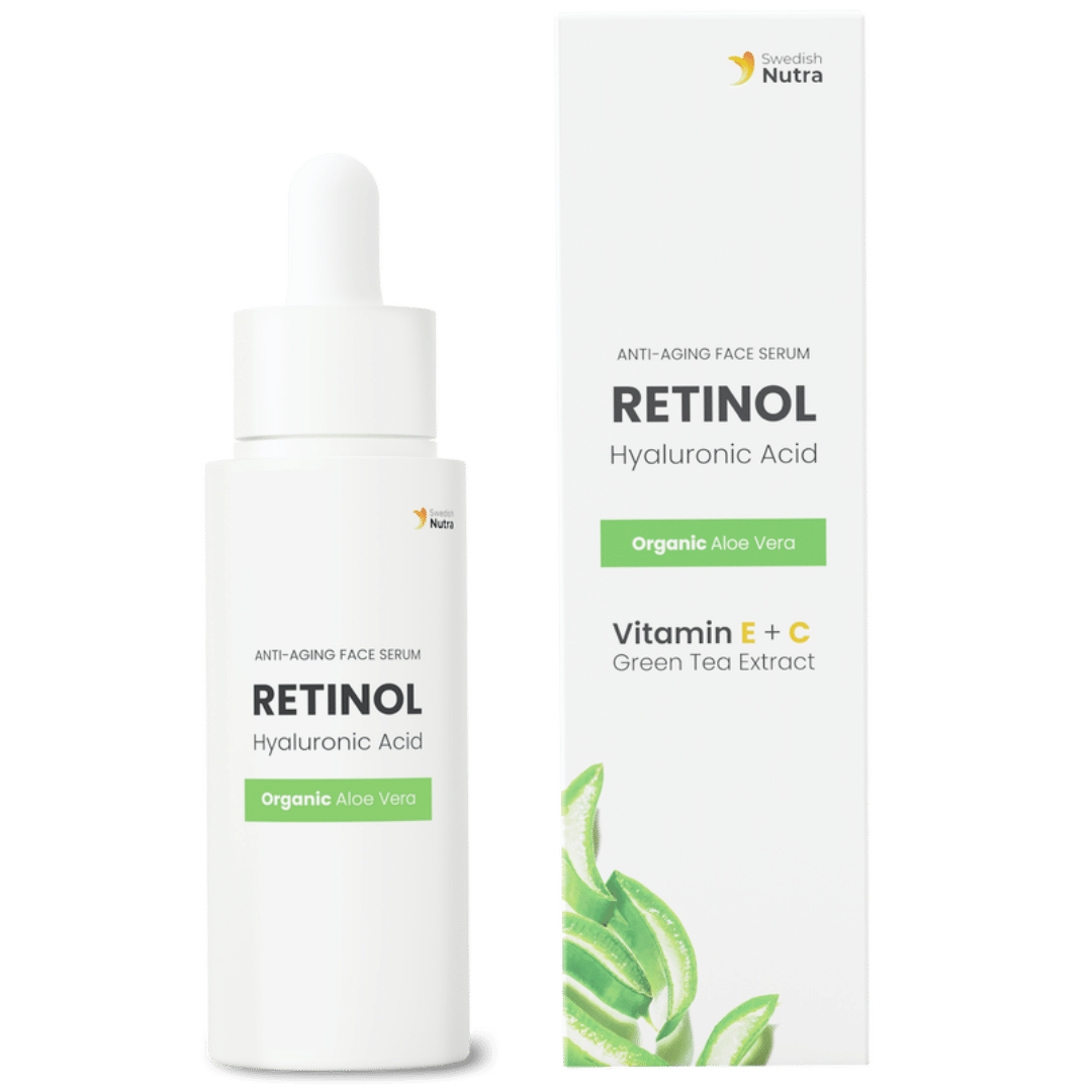 Sérum na tvár s retinolom, hyalurónom a kolagénom 30 ml <tc>Swedish Nutra</tc>
