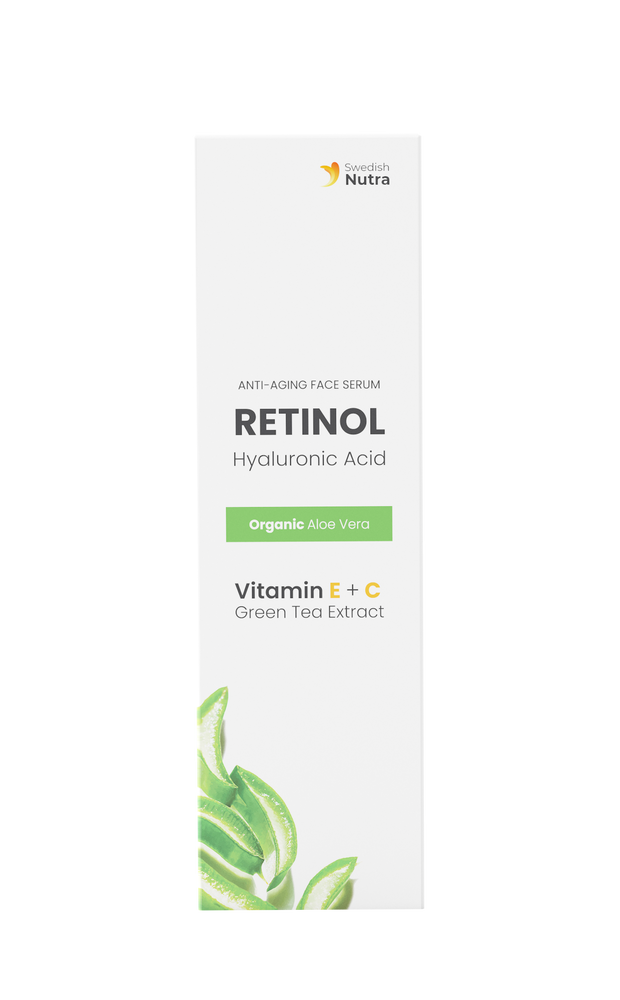 Sérum na tvár s retinolom, hyalurónom a kolagénom 30 ml <tc>Swedish Nutra</tc>