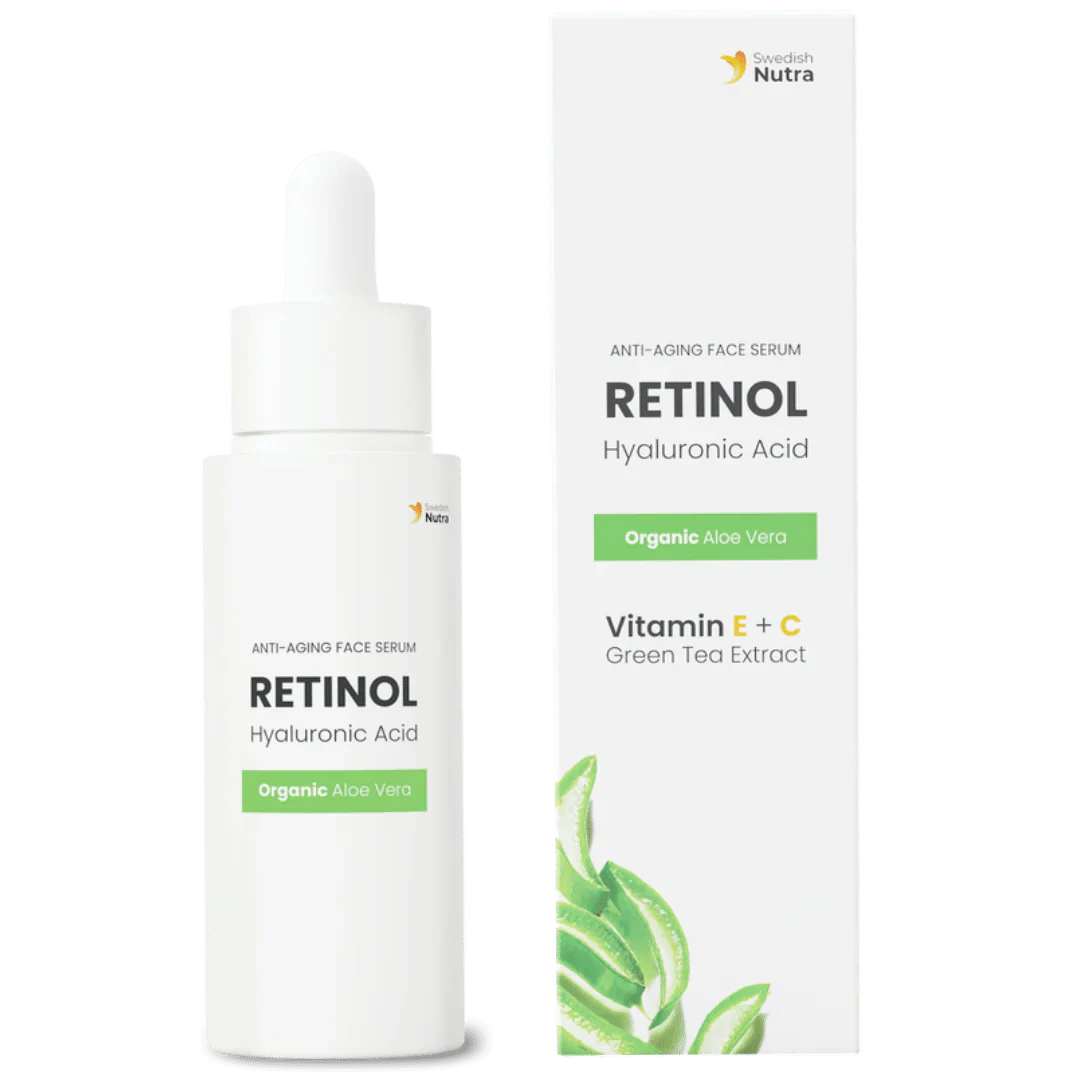 Sérum na tvár s retinolom, hyalurónom a kolagénom 30 ml <tc>Swedish Nutra</tc>