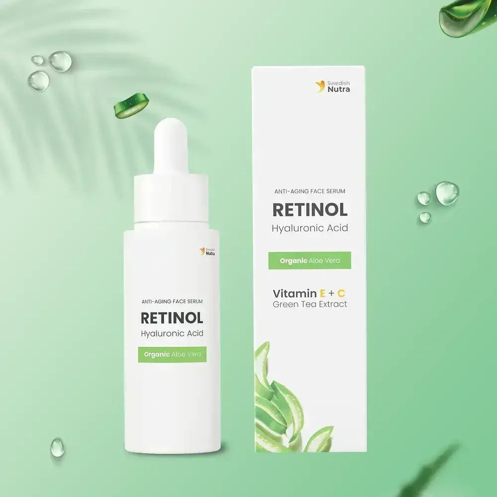 Sérum na tvár s retinolom, hyalurónom a kolagénom 30 ml <tc>Swedish Nutra</tc>