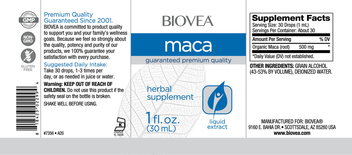 Kvapky kvapaliny maca / 30 ml