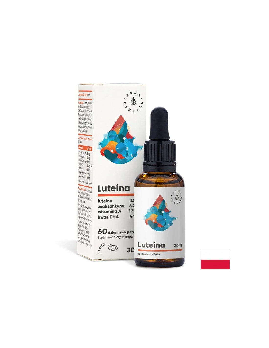 Zdravie očí - luteín + zeaxanthin + vitamín A a rybia olej, 30 ml, kvapky