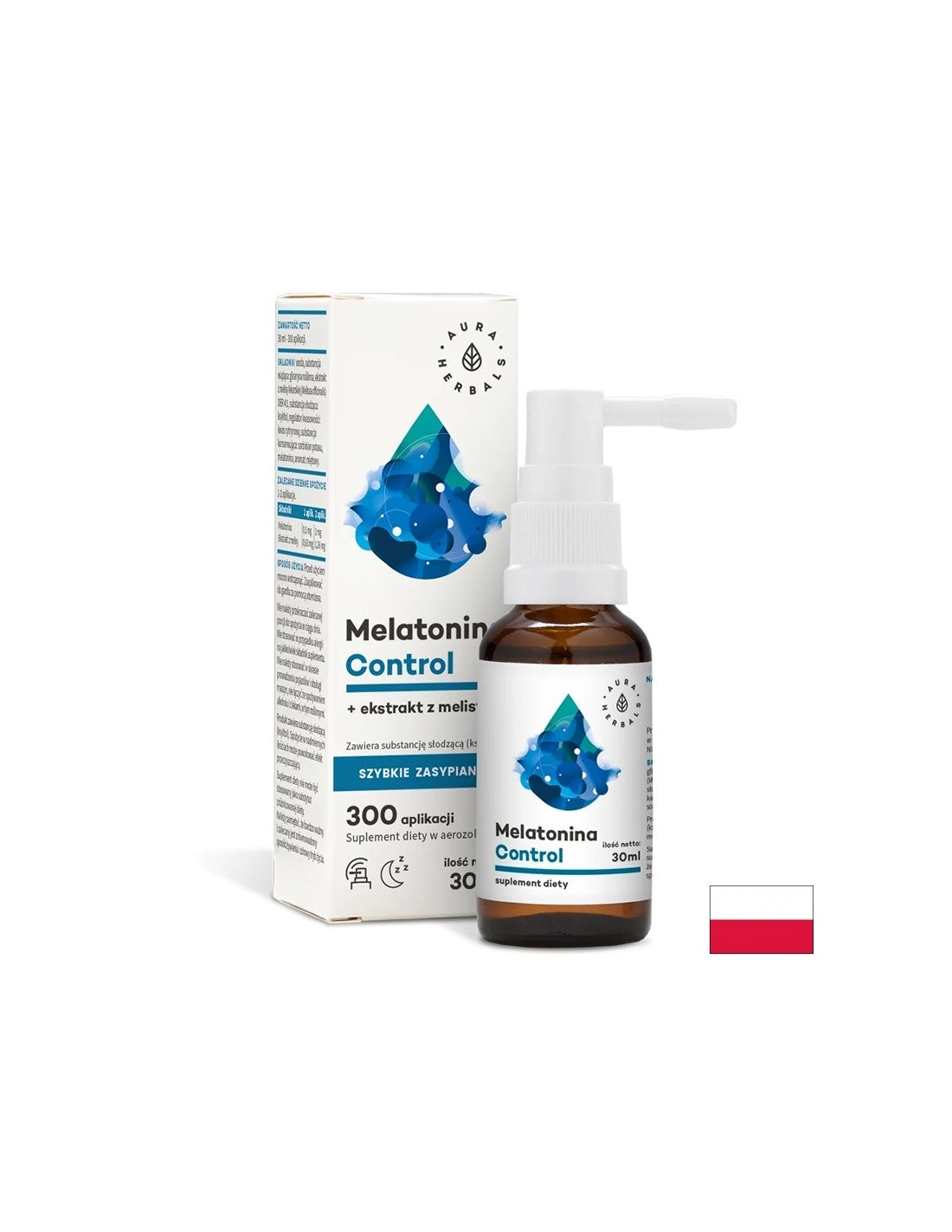 Nespavosť - melatonín + citrónový balzam, perorálny sprej 30 ml