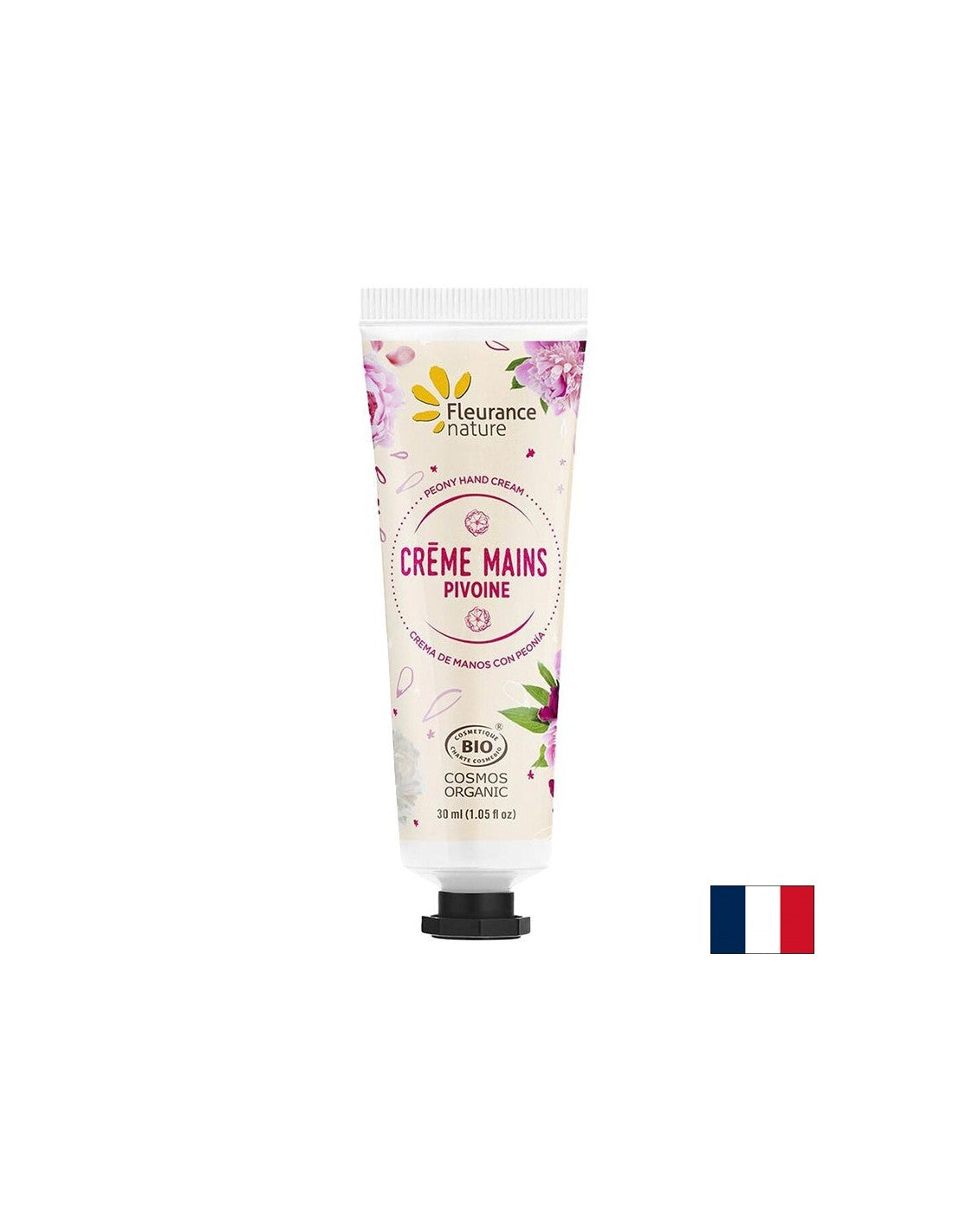 Krém na ruky s pivonkovým extraktom, bambucké maslo a aloe vera, 30 ml fleurancia príroda