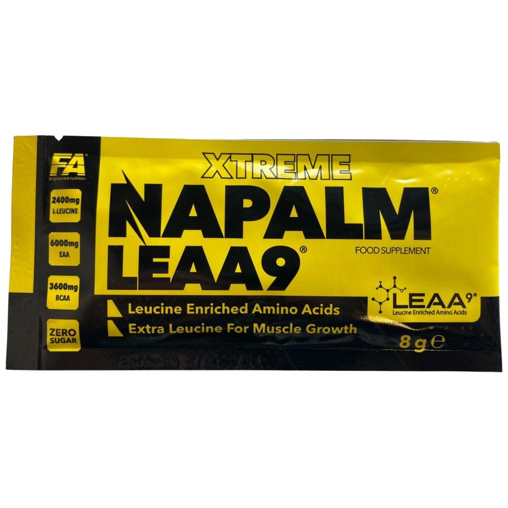 Xtreme Napalm Leaa 9 | Leucín obohatený éterické aminokyseliny - 8 gramov