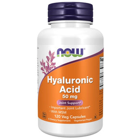Hyaluronic Acid 50 mg | with MSM - 120 capsules - Nutra Best Europe