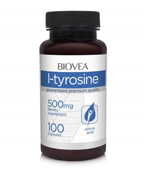 L-Tyrosine 500 mg / 100 Caps - Nutra Best Europe