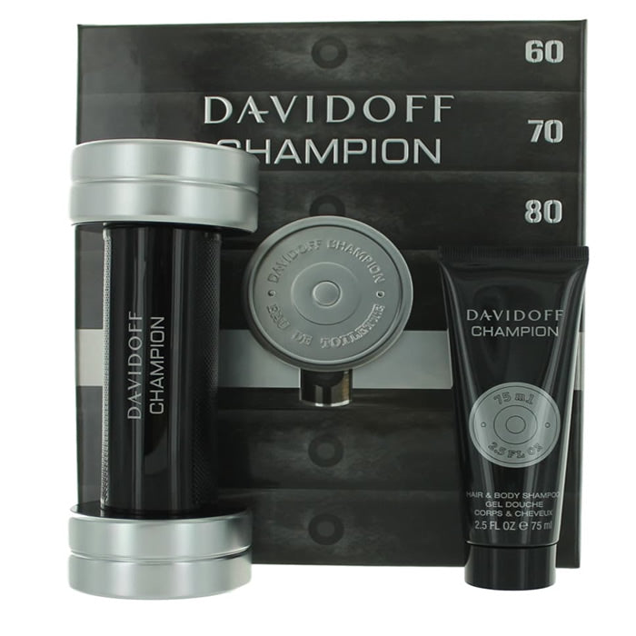 <tc>DAVIDOFF</tc> Champion Eau De Toilette Spray 90ml Set 2 kusy