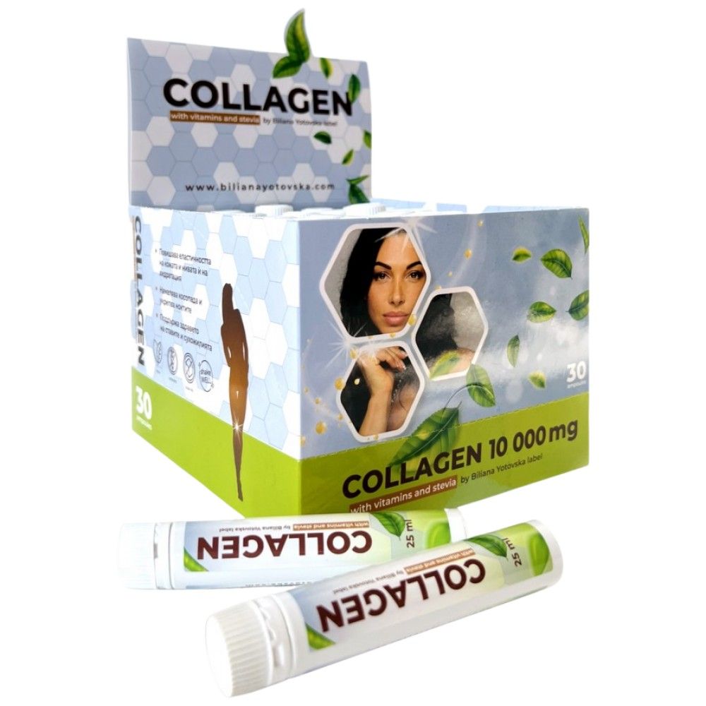 Kolagén 10 000 mg + vitamíny a stevia - 30 x 25 ml