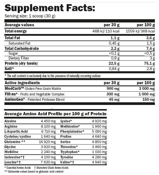 Proteín vegefit / 30g