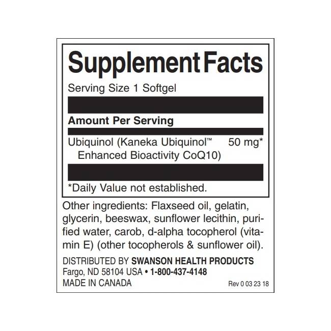 Ubichinol 50 mg - 60 gélových kapsúl