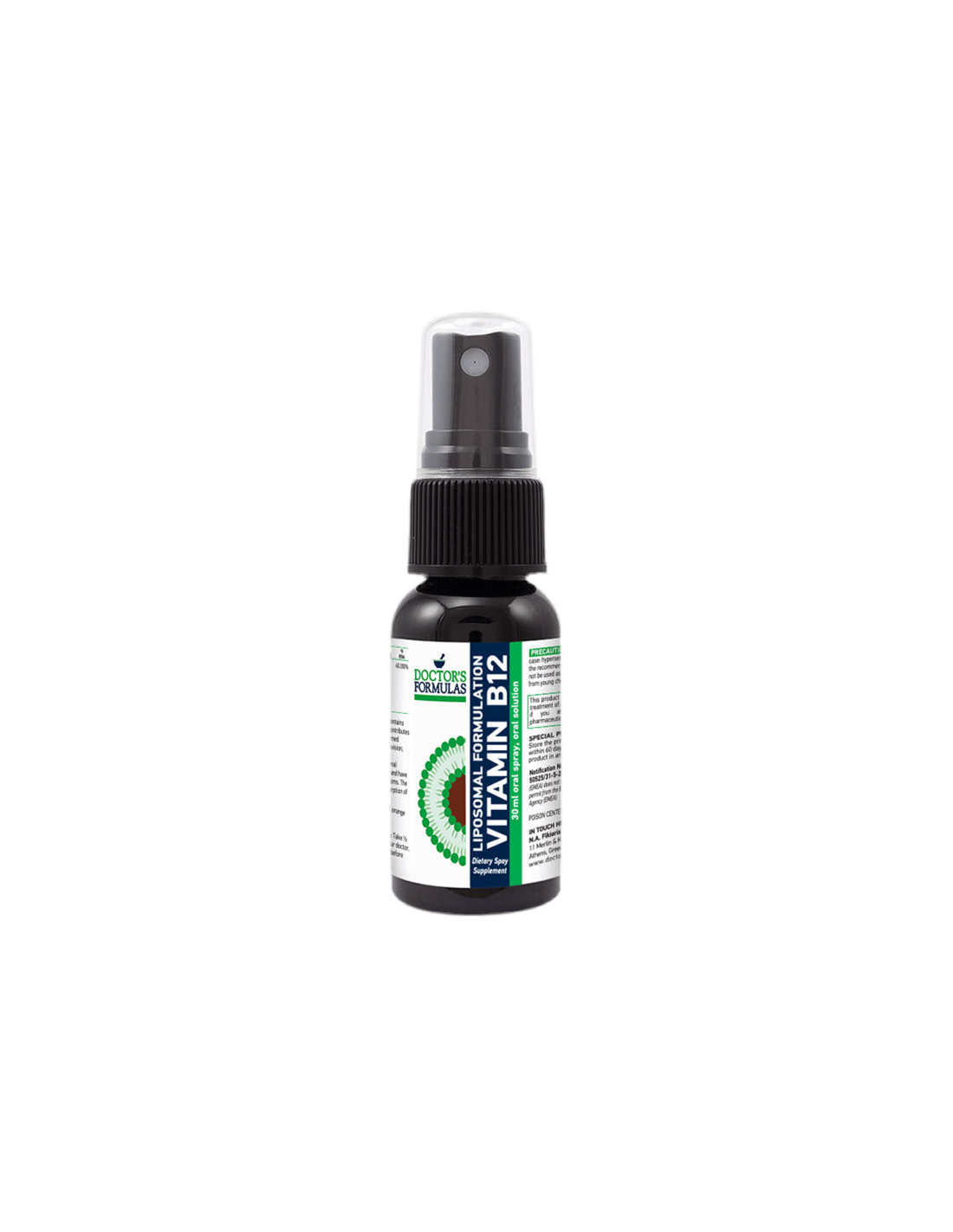 Lipozomálna formulácia B12 / Vitamín B12, 30 ml receptúry Doctor's Doctor's Doctor