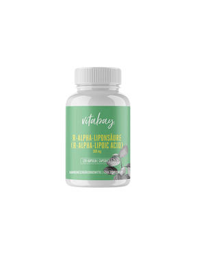 R-Alpha-lipoic (thioctic) acid - R-Alpha Liponsäure – Thioctsäure, 120 capsules Vitabay - Nutra Best Europe
