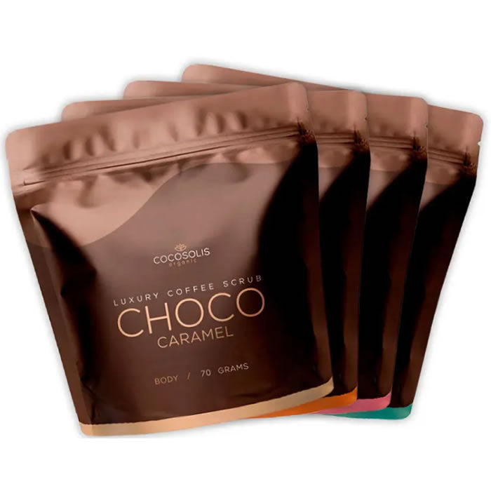 <tc>COCOSOLIS</tc> Luxusná sada kávových peelingov, 4 kusy