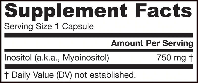 Inositol 750 mg - 100 kapsúl