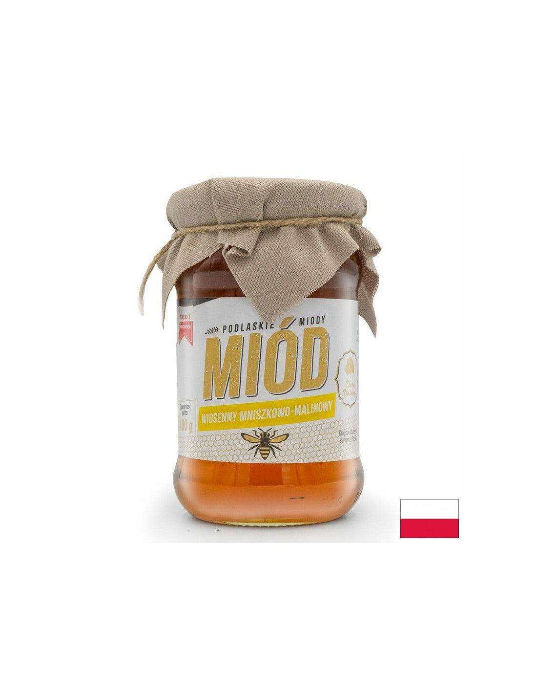 Jarný med z púpavy a maliny, 400 g <tc>Dary Natury</tc>