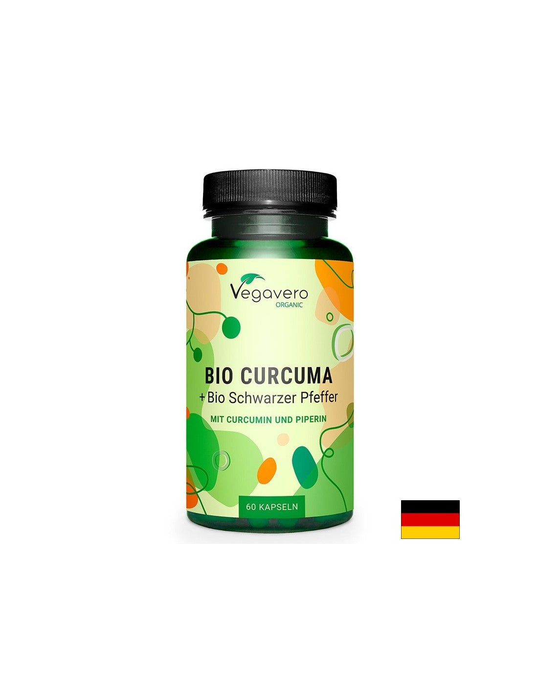 Na podporu kĺbov a dobrého trávenia - Kurkuma + Čierne korenie BIO, 400 mg x 60 kapsúl <tc>Vegavero</tc>