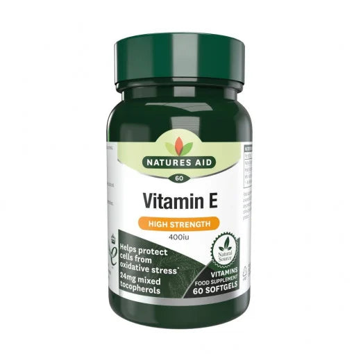 Vitamín E Natural 400iu 60 kapsúl <tc>Natures Aid</tc>