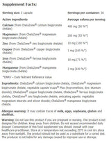 Chelazone® Multichel® Kompletný 6 bisglycinátových chelátov / 90 Vcaps