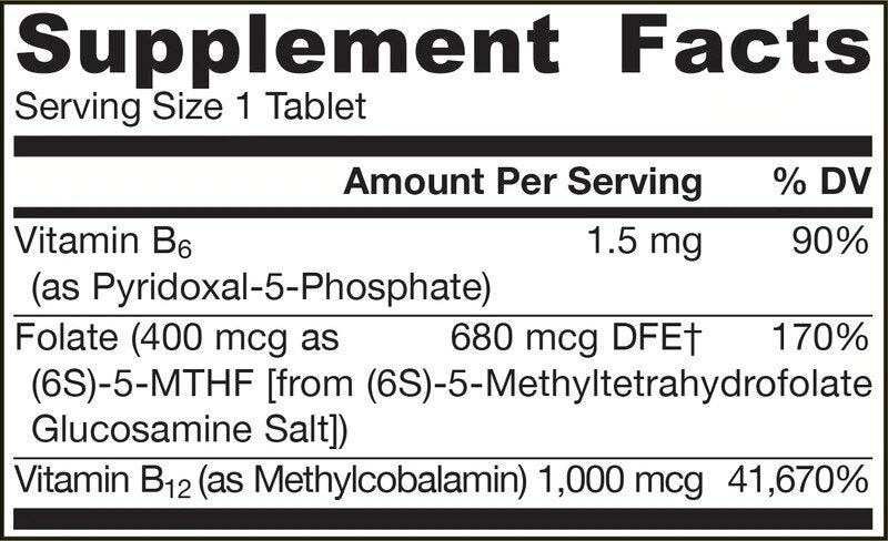 Metyl B -12 1000 mcg a metylový folát 400 mcg - 100 žuvacích tabliet