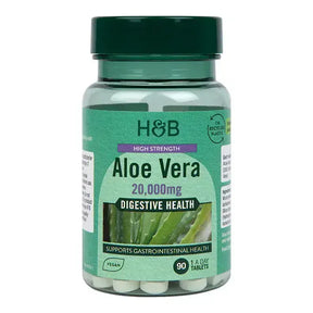 Aloe Vera Gel 20000 mg 90 tablets HOLLAND & BARRETT - Nutra Best Europe