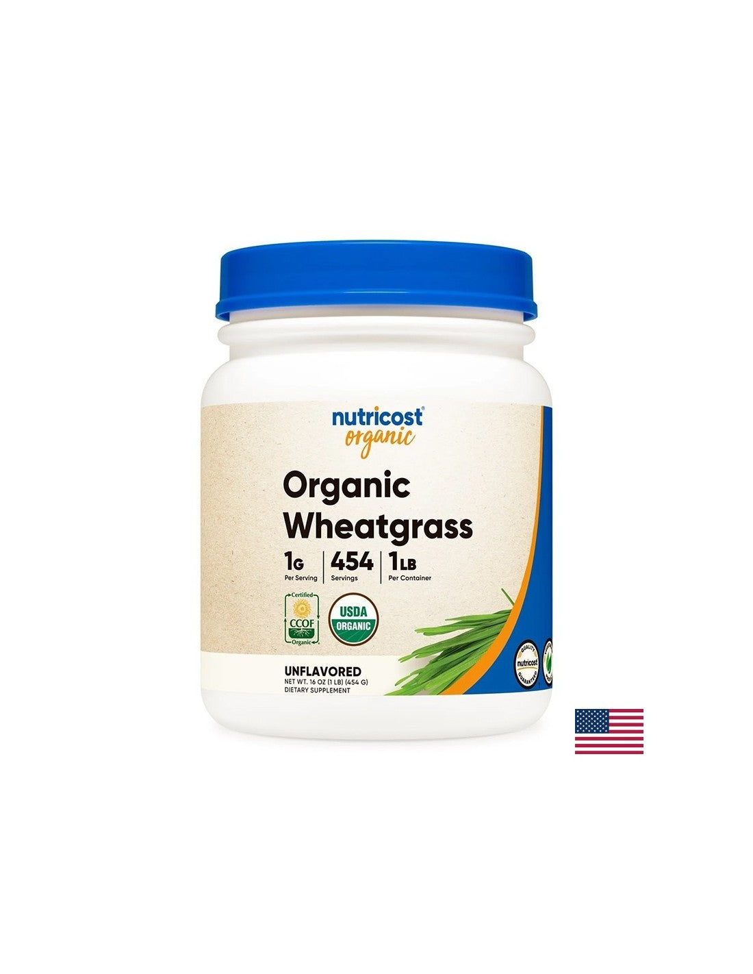 Detox - pšeničná organická, 454 g prášok