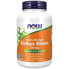 Ginkgo Biloba 120 mg / Double Strength - 200 capsules - Nutra Best Europe