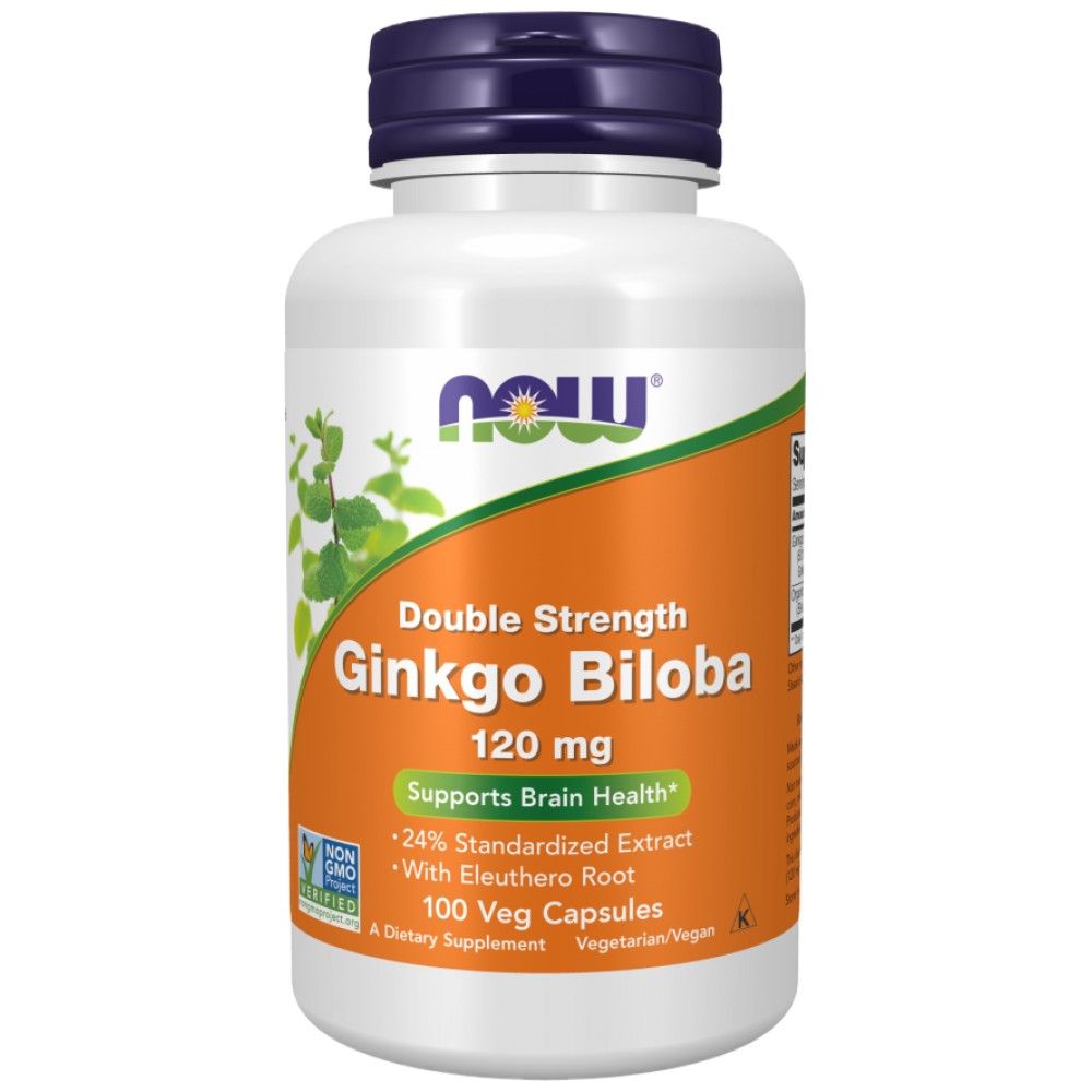 Ginkgo Biloba 120 mg / dvojitá pevnosť - 50 kapsúl