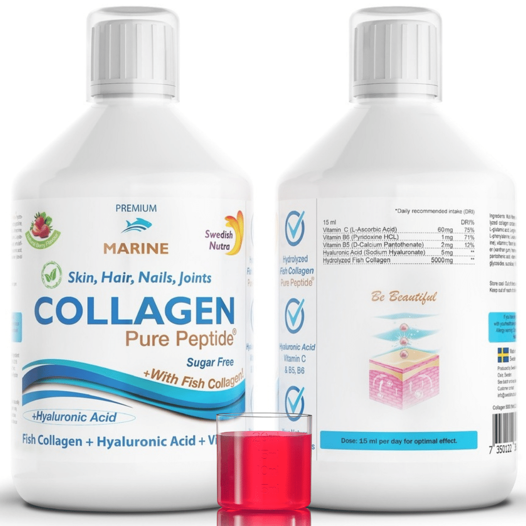 Kolagén rýb 5 000 mg s kyselinou hyalurónovou 5 mg - 500 ml