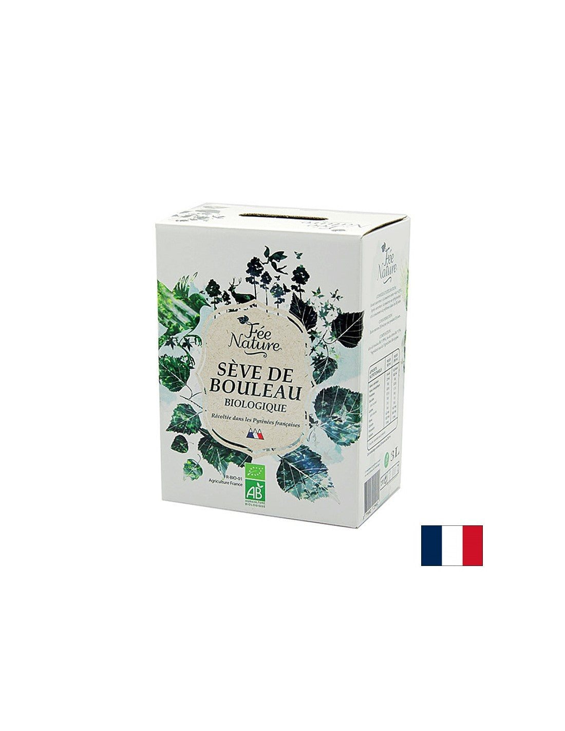 Organická breza šťavy z pyrénov - detoxikácia, tón, silná imunita, 5 litrov