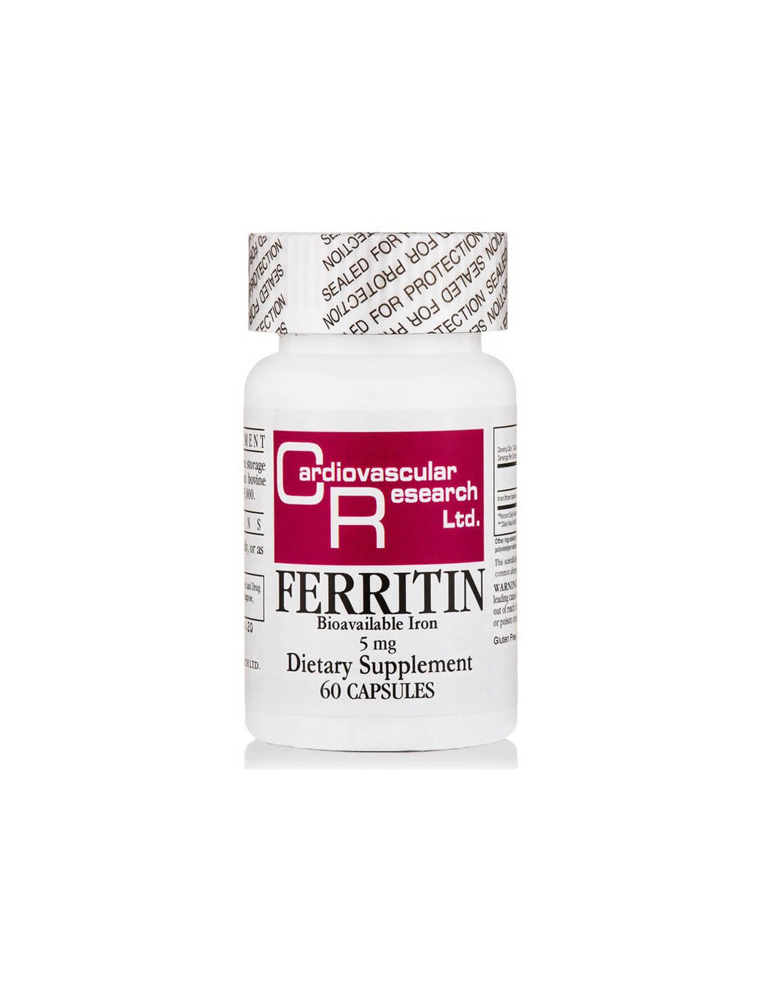 Anémia nedostatku železa a únava - feritín, 5 mg, 60 kapsúl