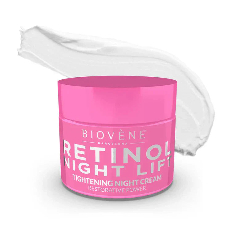 Retinol nočný krém na posilnenie s aktívnymi zložkami pre regeneráciu 50 ml