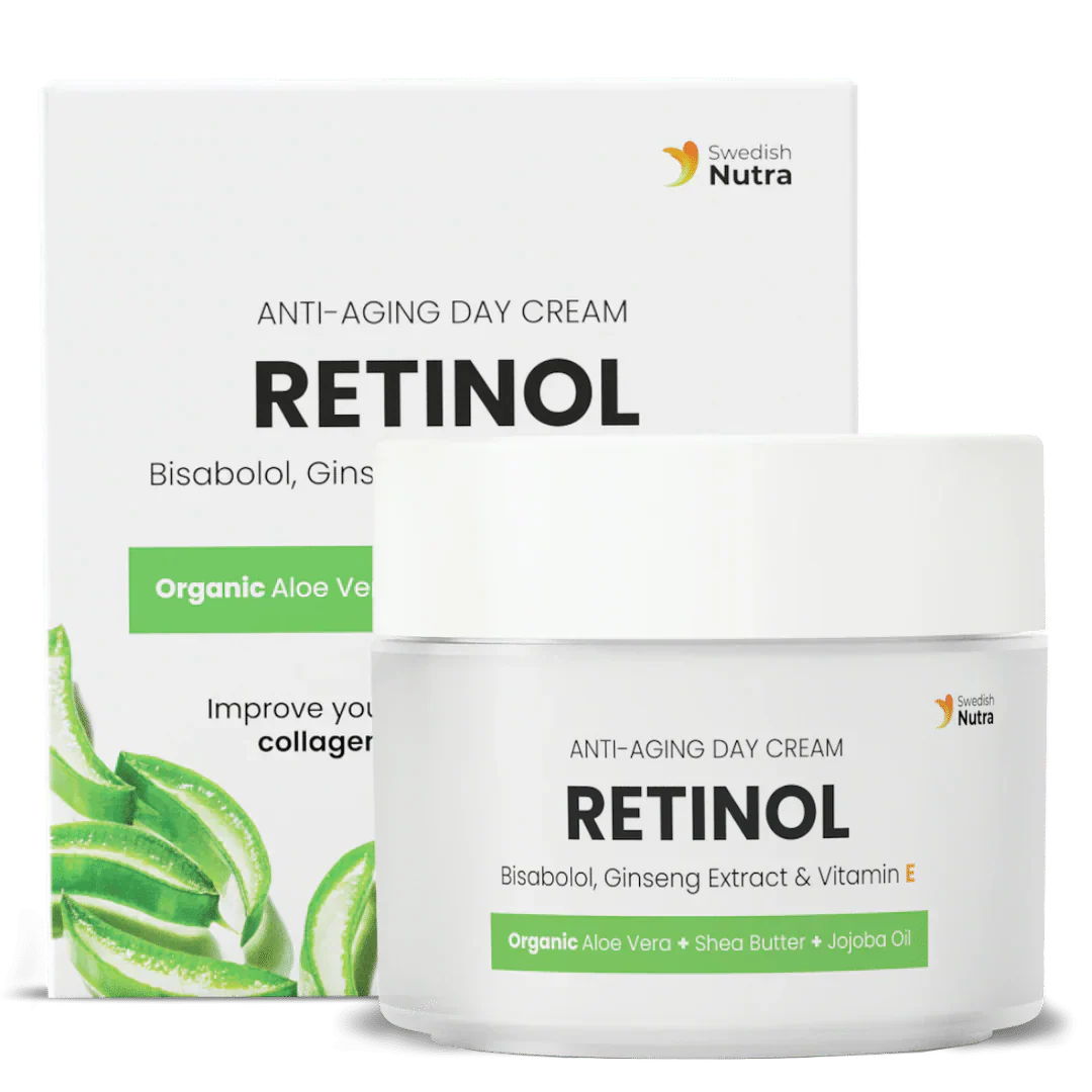 Denný krém s retinolom, kyselinou hyalurónovou a kolagénom 50 ml <tc>Swedish Nutra</tc>