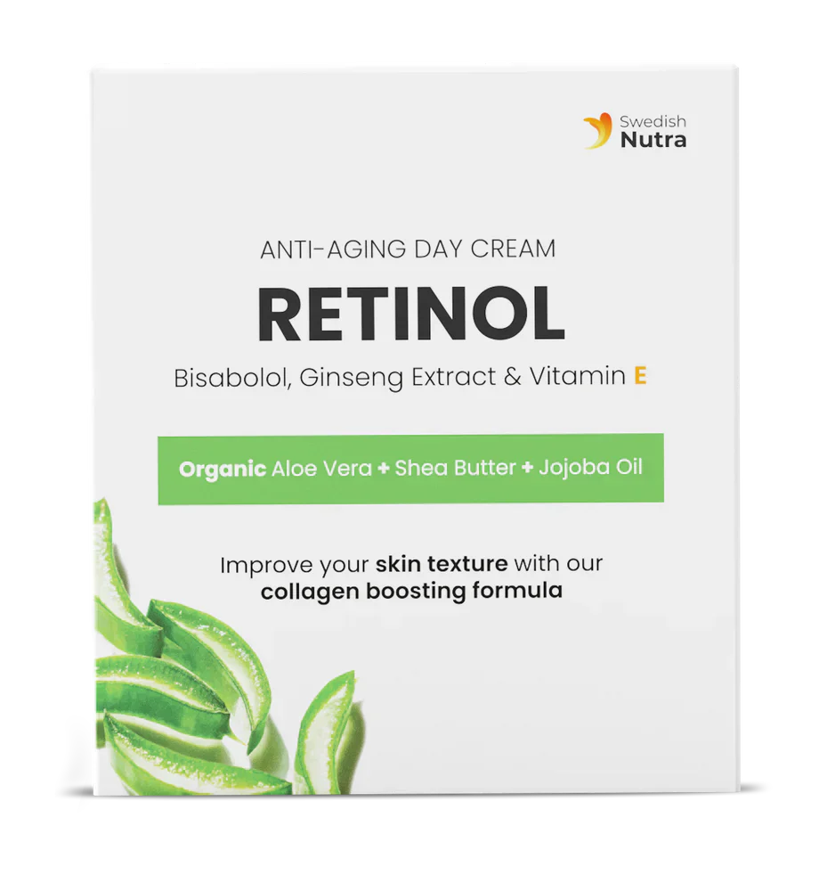 Denný krém s retinolom, kyselinou hyalurónovou a kolagénom 50 ml <tc>Swedish Nutra</tc>