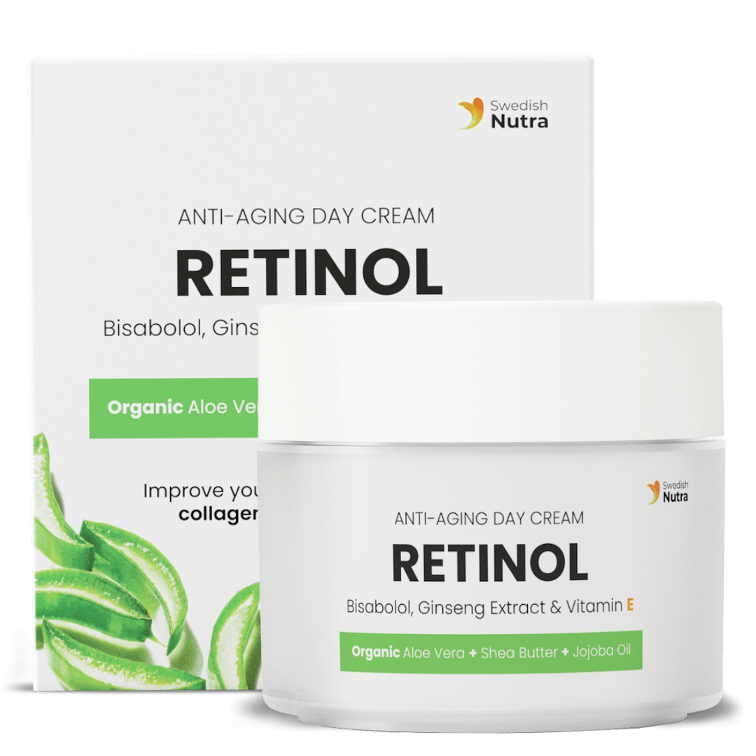 Denný krém s retinolom, kyselinou hyalurónovou a kolagénom 50 ml <tc>Swedish Nutra</tc>