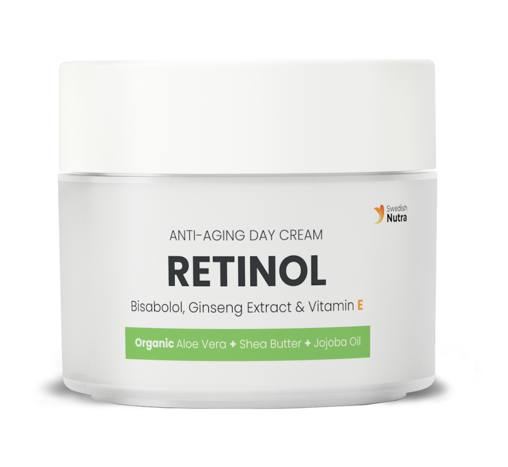 Denný krém s retinolom, kyselinou hyalurónovou a kolagénom 50 ml <tc>Swedish Nutra</tc>