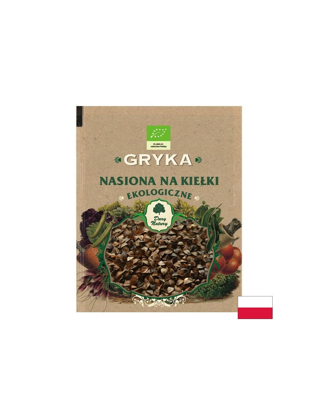 Pohánka (semená na klíčky) BIO, 50 g <tc>Dary Natury</tc>