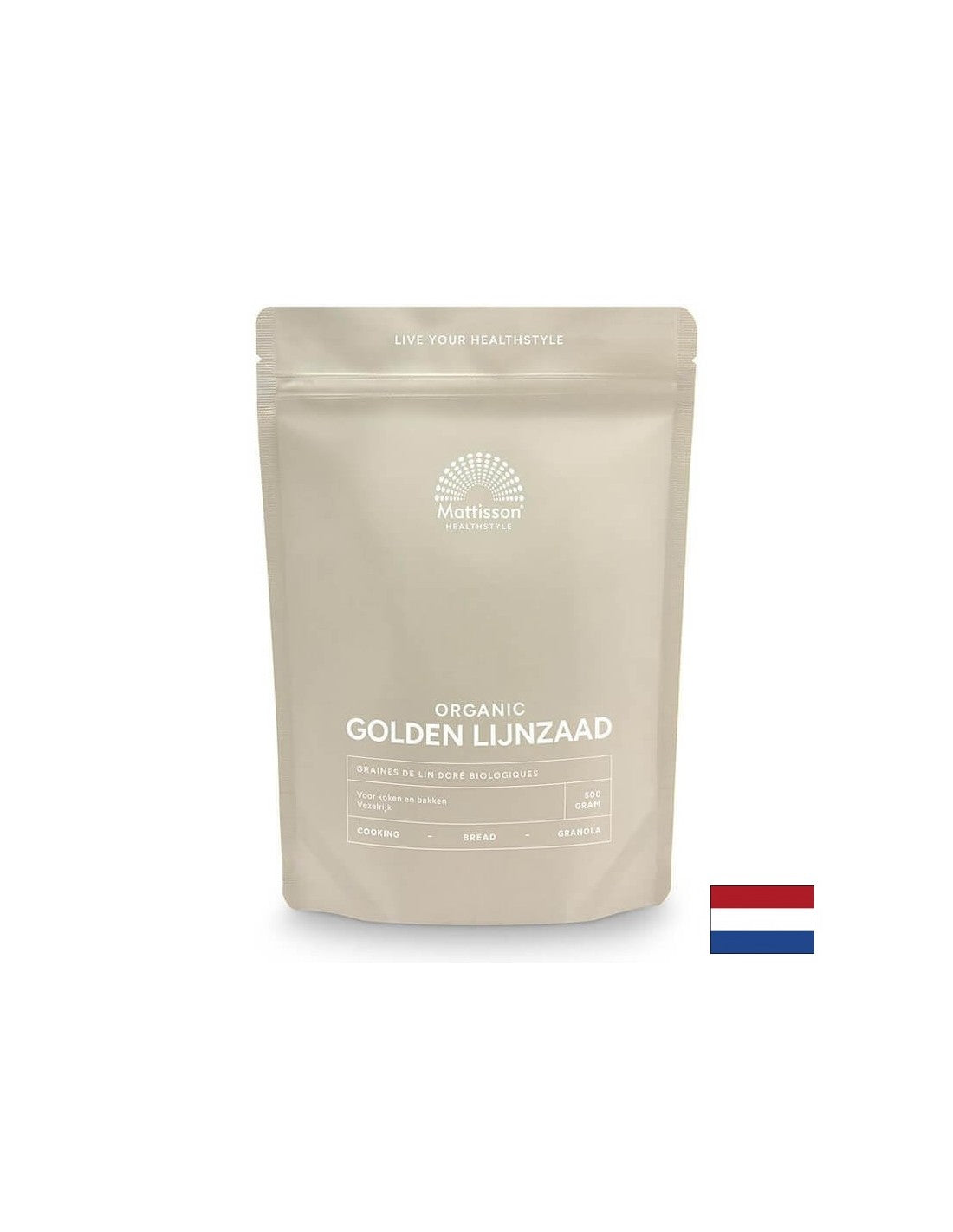 Zlaté ľanové (surové) organické, 500 g