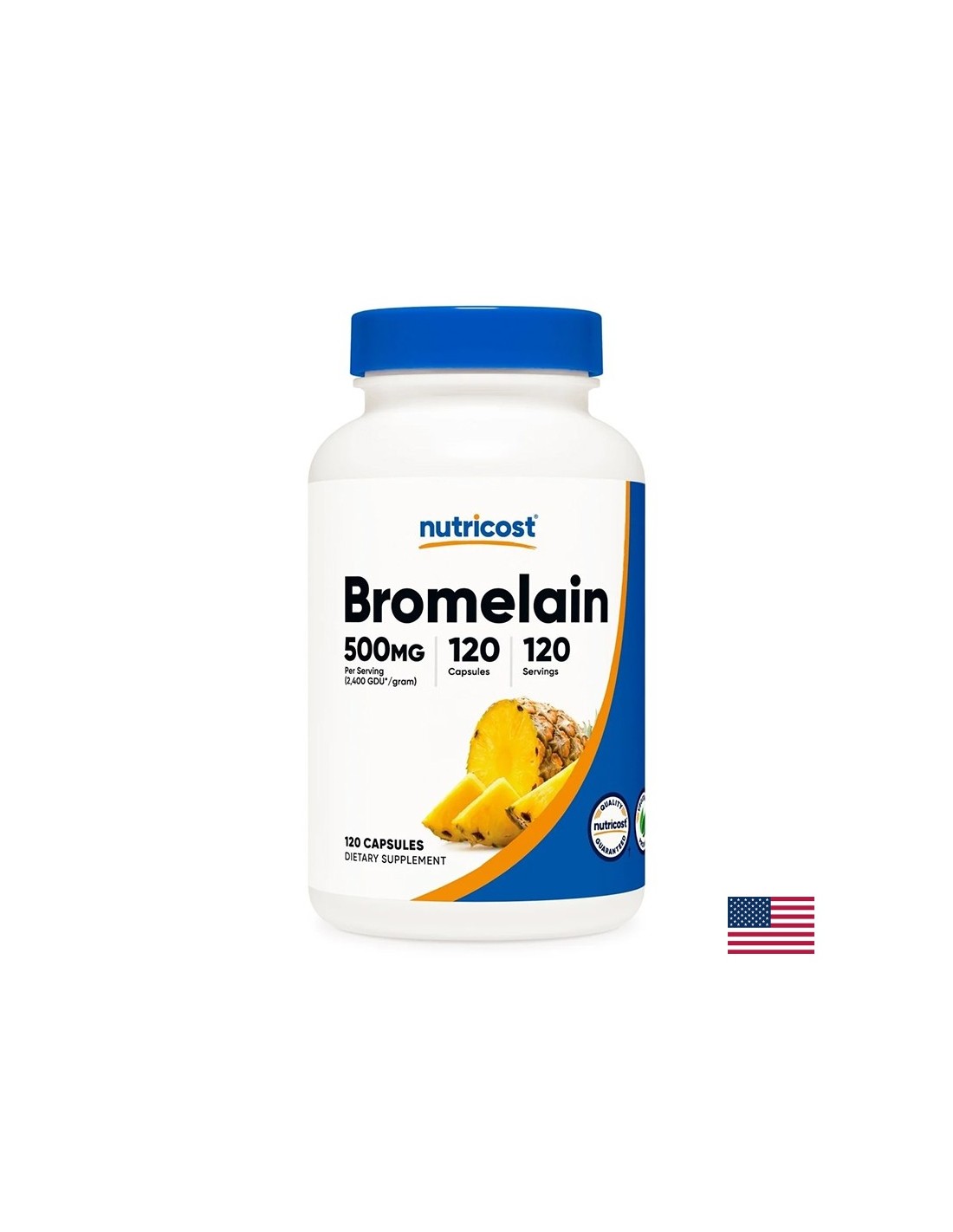 Dobré trávenie - Bromelain, 500 mg x 120 kapsúl