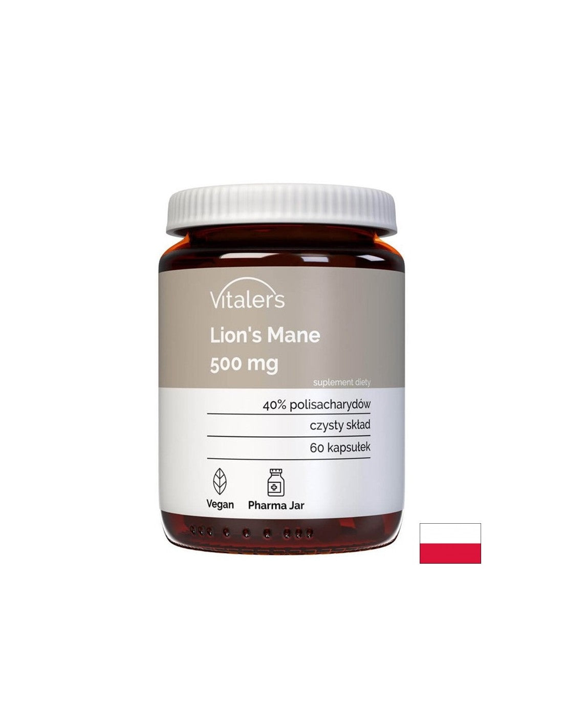 Imunita a funkcia mozgu - Lion's Mane, 500 mg x 60 kapsúl